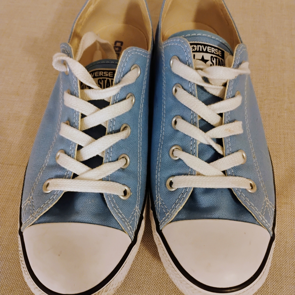 Converse Sky Blue Canvas Sneakers